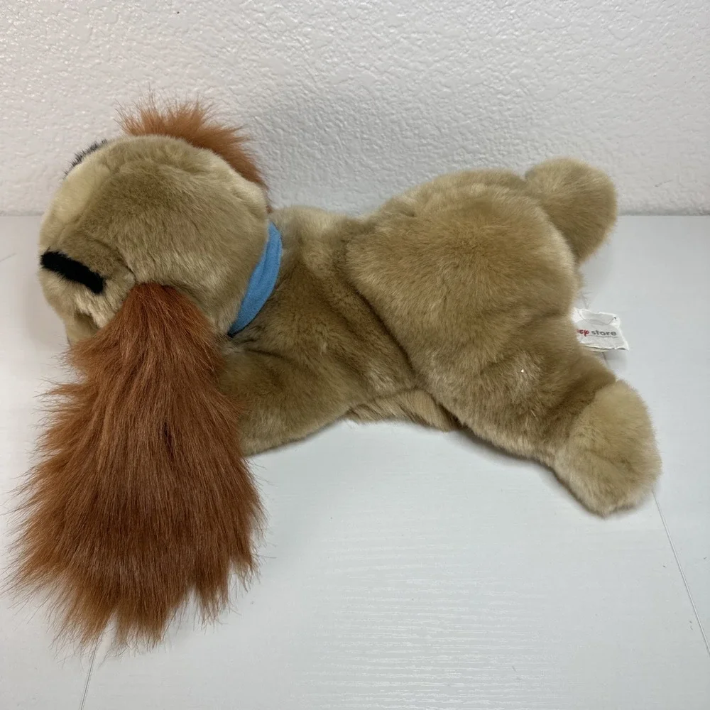 Vintage Disney Store  LADY and the Tramp Cocker Spaniel Plush Stuffed Animal 12